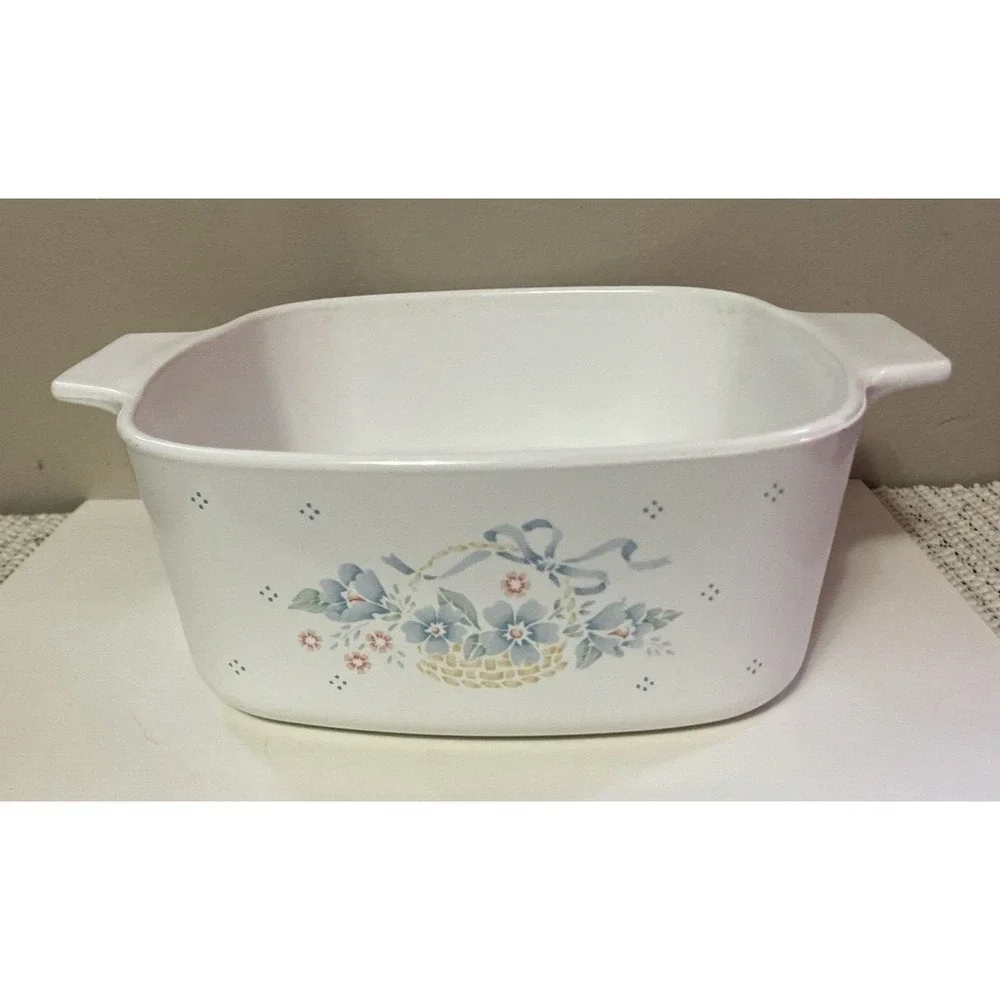 Vintage Corning Ware Country Cornflower Casserole Dish A-1 1/2-B - NO LID - 1.5L